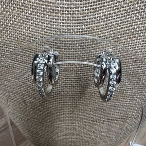 Elegant Silver Hoop Earrings